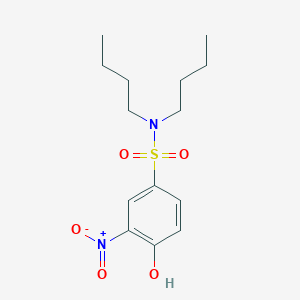 N,N-dibutyl-4-hydroxy-3-nitrobenzenesulfonamide