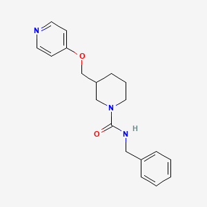 N-Benzyl-3-(pyridin-4-yloxymethyl)piperidine-1-carboxamide