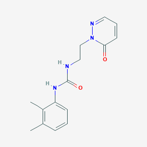 molecular formula C15H18N4O2 B2900392 1-(2,3-dimethylphenyl)-3-(2-(6-oxopyridazin-1(6H)-yl)ethyl)urea CAS No. 1105222-22-7