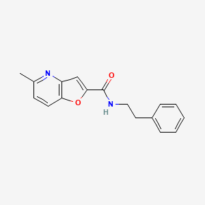 5-methyl-N-phenethylfuro[3,2-b]pyridine-2-carboxamide