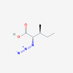 molecular formula C12H24N4O2 B2900475 (2s,3s)-2-Azido-3-methylpentanoic acid CAS No. 159407-40-6