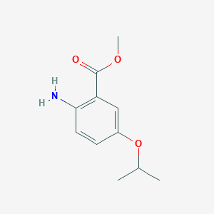 molecular formula C11H15NO3 B2900481 Methyl 2-amino-5-isopropoxybenzoate CAS No. 458537-97-8