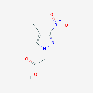 (4-methyl-3-nitro-1H-pyrazol-1-yl)acetic acid