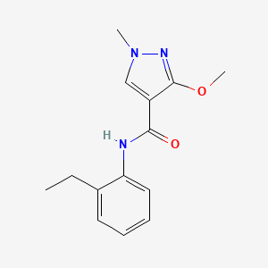 N-(2-ethylphenyl)-3-methoxy-1-methyl-1H-pyrazole-4-carboxamide