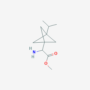 Methyl 2-amino-2-(3-propan-2-yl-1-bicyclo[1.1.1]pentanyl)acetate