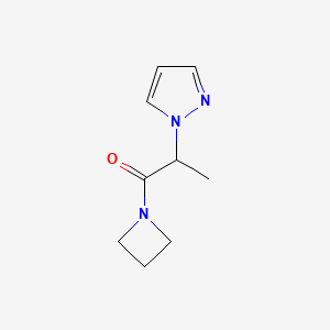 1-(azetidin-1-yl)-2-(1H-pyrazol-1-yl)propan-1-one