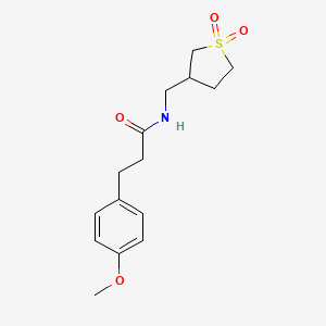 N-((1,1-dioxidotetrahydrothiophen-3-yl)methyl)-3-(4-methoxyphenyl)propanamide