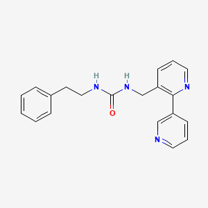 1-([2,3'-Bipyridin]-3-ylmethyl)-3-phenethylurea