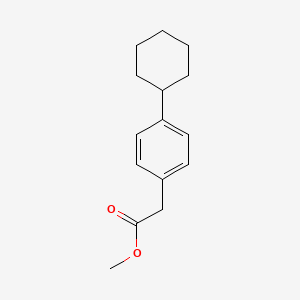 molecular formula C15H20O2 B2900579 Methyl 2-(4-cyclohexylphenyl)acetate CAS No. 70262-86-1