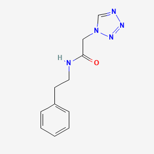 N-phenethyl-2-(1H-1,2,3,4-tetraazol-1-yl)acetamide
