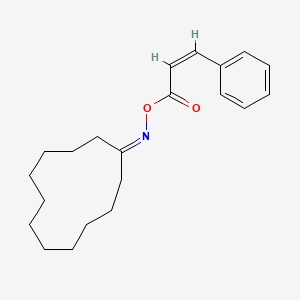 molecular formula C21H29NO2 B2900590 1-[(Cinnamoyloxy)imino]cyclododecane CAS No. 331460-18-5