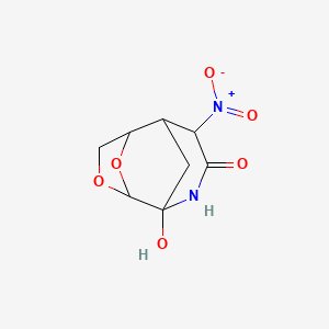 1-Hydroxy-7-nitro-3,11-dioxa-9-azatricyclo[4.3.1.12,5]undecan-8-one