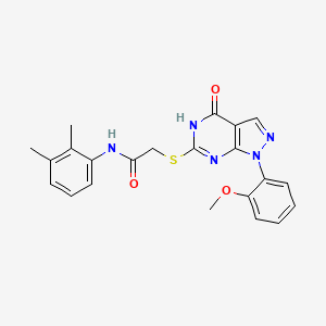 N-(2,3-dimethylphenyl)-2-((1-(2-methoxyphenyl)-4-oxo-4,5-dihydro-1H-pyrazolo[3,4-d]pyrimidin-6-yl)thio)acetamide