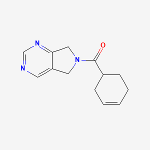 cyclohex-3-en-1-yl(5H-pyrrolo[3,4-d]pyrimidin-6(7H)-yl)methanone