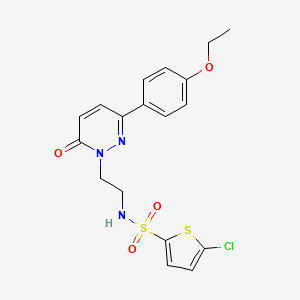 5-chloro-N-(2-(3-(4-ethoxyphenyl)-6-oxopyridazin-1(6H)-yl)ethyl)thiophene-2-sulfonamide