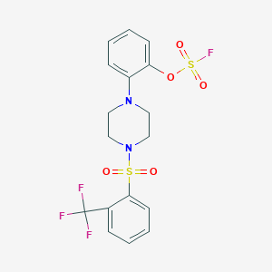 1-(2-Fluorosulfonyloxyphenyl)-4-[2-(trifluoromethyl)phenyl]sulfonylpiperazine