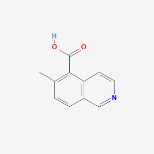 molecular formula C11H9NO2 B2900687 6-Methylisoquinoline-5-carboxylic acid CAS No. 1824316-33-7