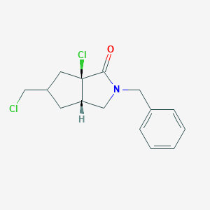 molecular formula C15H17Cl2NO B290069 2-benzyl-6a-chloro-5-(chloromethyl)hexahydrocyclopenta[c]pyrrol-1(2H)-one 