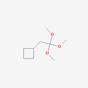 molecular formula C9H18O3 B2900694 2,2,2-Trimethoxyethylcyclobutane CAS No. 1862594-23-7