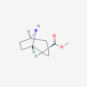 molecular formula C10H15NO2 B2900703 Methyl (1S,2R,4S,6R)-9-azatricyclo[4.2.1.02,4]nonane-4-carboxylate CAS No. 2287238-73-5