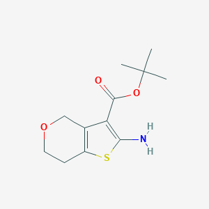 tert-butyl 2-amino-4H,6H,7H-thieno[3,2-c]pyran-3-carboxylate