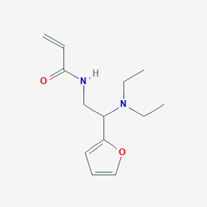 N-[2-(diethylamino)-2-(furan-2-yl)ethyl]prop-2-enamide
