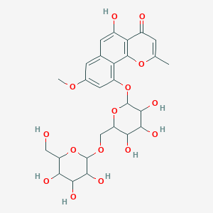 molecular formula C27H32O15 B2900789 Isorubrofusarin 10-gentiobioside CAS No. 200127-93-1