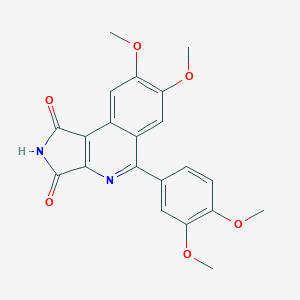 molecular formula C21H18N2O6 B290081 5-(3,4-dimethoxyphenyl)-7,8-dimethoxy-1H-pyrrolo[3,4-c]isoquinoline-1,3(2H)-dione 