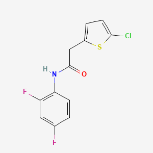 2-(5-chlorothiophen-2-yl)-N-(2,4-difluorophenyl)acetamide