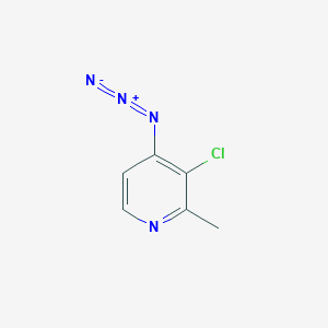 molecular formula C6H5ClN4 B2900879 4-Azido-3-chloro-2-methylpyridine CAS No. 1849276-79-4