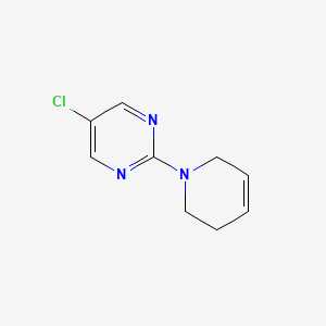 molecular formula C9H10ClN3 B2900897 5-Chloro-2-(3,6-dihydro-2H-pyridin-1-yl)pyrimidine CAS No. 1852473-43-8