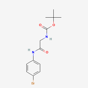 N-(tert-butoxycarbonyl)-N1-(4-bromophenyl)glycinamide