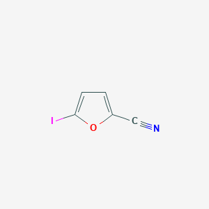 molecular formula C5H2INO B2900917 5-Iodofuran-2-carbonitrile CAS No. 57240-58-1