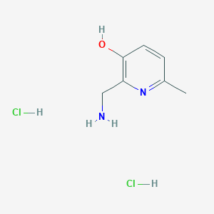 2-(Aminomethyl)-6-methylpyridin-3-ol;dihydrochloride