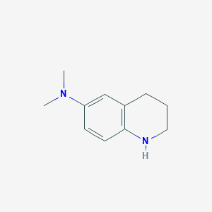 molecular formula C11H16N2 B2900993 N,N-dimethyl-1,2,3,4-tetrahydroquinolin-6-amine CAS No. 80279-77-2