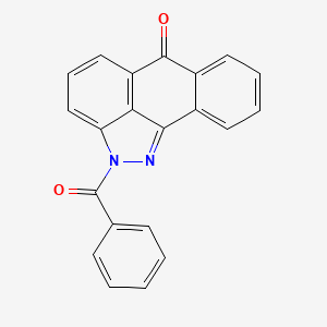 molecular formula C21H12N2O2 B2901007 2-benzoyldibenzo[cd,g]indazol-6(2H)-one CAS No. 54345-85-6