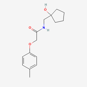 molecular formula C15H21NO3 B2901009 N-((1-hydroxycyclopentyl)methyl)-2-(p-tolyloxy)acetamide CAS No. 1215761-73-1