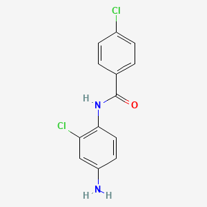 molecular formula C13H10Cl2N2O B2901081 N-(4-amino-2-chlorophenyl)-4-chlorobenzamide CAS No. 861438-69-9