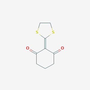 molecular formula C9H10O2S2 B290109 2-(1,3-Dithiolan-2-ylidene)-1,3-cyclohexanedione 