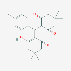 2-[(2-Hydroxy-4,4-dimethyl-6-oxo-1-cyclohexen-1-yl)(4-methylphenyl)methyl]-5,5-dimethyl-1,3-cyclohexanedione