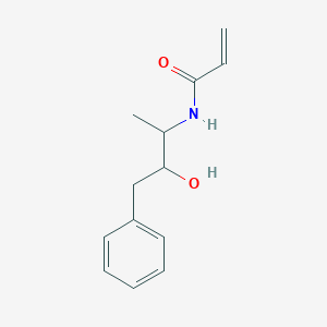 molecular formula C13H17NO2 B2901110 N-(3-Hydroxy-4-phenylbutan-2-yl)prop-2-enamide CAS No. 2411235-22-6