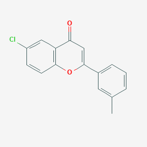 molecular formula C16H11ClO2 B2901123 6-chloro-2-(3-methylphenyl)-4H-chromen-4-one CAS No. 2173646-92-7