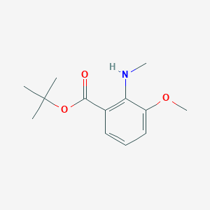 B2901137 Tert-butyl 3-methoxy-2-(methylamino)benzoate CAS No. 2248325-83-7