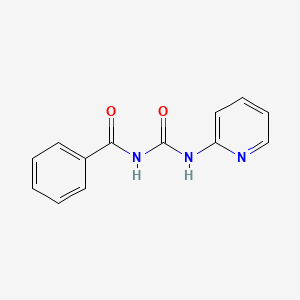 molecular formula C13H11N3O2 B2901148 N-(pyridin-2-ylcarbamoyl)benzamide CAS No. 39764-04-0