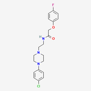 molecular formula C20H23ClFN3O2 B2901201 N-(2-(4-(4-chlorophenyl)piperazin-1-yl)ethyl)-2-(4-fluorophenoxy)acetamide CAS No. 1049372-78-2