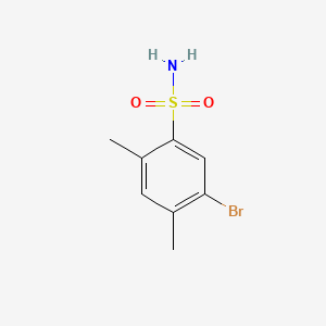 molecular formula C8H10BrNO2S B2901291 5-Bromo-2,4-dimethylbenzene-1-sulfonamide CAS No. 1206087-06-0
