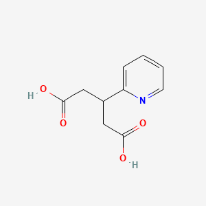 molecular formula C10H11NO4 B2901293 3-(2-Pyridyl)pentanedioic acid CAS No. 103205-51-2