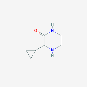 molecular formula C7H12N2O B2901318 3-Cyclopropylpiperazin-2-one CAS No. 1249939-35-2