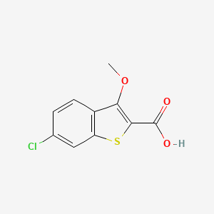 6-Chloro-3-methoxybenzo[b]thiophene-2-carboxylic acid