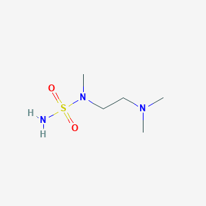 molecular formula C5H15N3O2S B2901349 {[2-(Dimethylamino)ethyl](methyl)sulfamoyl}amine CAS No. 741717-71-5